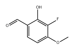 Benzaldehyde, 3-fluoro-2-hydroxy-4-methoxy- Struktur