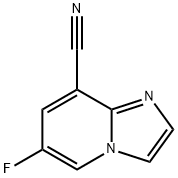 6-Fluoroimidazo[1,2-a]pyridine-8-carbonitrile Struktur