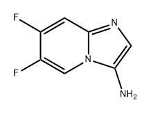 6,7-difluoroimidazo[1,2-a]pyridin-3-amine Struktur