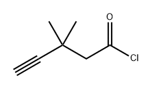 4-Pentynoyl chloride, 3,3-dimethyl- Struktur