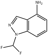 1-(Difluoromethyl)-1H-indazol-4-amine Struktur