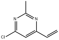 Pyrimidine, 4-chloro-6-ethenyl-2-methyl- Struktur