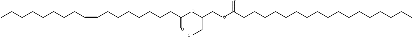 1-Stearoyl-2-Oleoyl-3-chloropropanediol Struktur