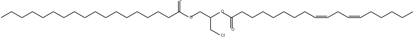 1-Stearoyl-2-Linoleoyl-3-chloropropanediol Struktur