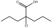 Pentanoic acid, 2-chloro-2-propyl- Struktur