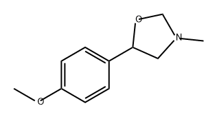 Oxazolidine, 5-(4-methoxyphenyl)-3-methyl-