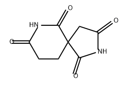 2,7-Diazaspiro[4.5]decane-1,3,6,8-tetrone Struktur