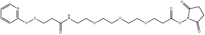SPDP-PEG3-NHS ester Struktur