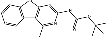 Carbamic acid, (1-methyl-5H-pyrido[4,3-b]indol-3-yl)-, 1,1-dimethylethyl ester (9CI)