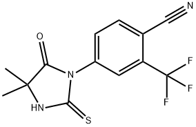 4-(4,4-Dimethyl-5-oxo-2-thioxo-1-imidazolidinyl)-2-trifluoromethylbenzonitrile