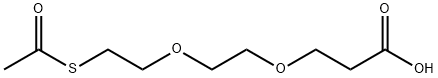 AcS-PEG2-acid Struktur