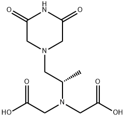 Glycine, N-(carboxymethyl)-N-[2-(3,5-dioxo-1-piperazinyl)-1-methylethyl]-, (S)- (9CI) Struktur