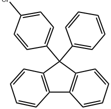 9H-Fluorene, 9-(4-chlorophenyl)-9-phenyl- Struktur