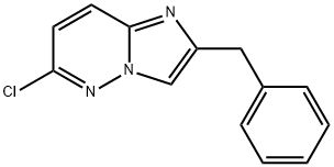 Imidazo[1,2-b]pyridazine, 6-chloro-2-(phenylmethyl)- Struktur