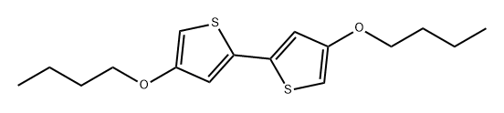 2,2'-Bithiophene, 4,4'-dibutoxy- Struktur