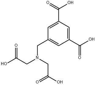 5-((bis(carboxymethyl)amino)methyl)isophthalic acid Struktur