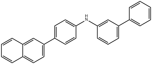 [1,1'-Biphenyl]-3-amine, N-[4-(2-naphthalenyl)phenyl]- Struktur