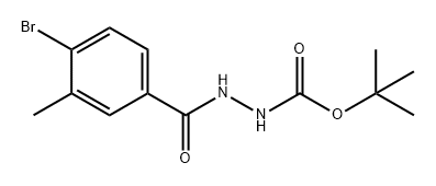 Hydrazinecarboxylic acid, 2-(4-bromo-3-methylbenzoyl)-, 1,1-dimethylethyl ester