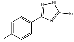 3-bromo-5-(4-fluorophenyl)-4H-1,2,4-triazole Struktur