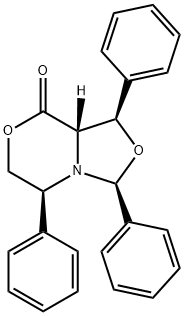 3H,8H-Oxazolo[4,3-c][1,4]oxazin-8-one, tetrahydro-1,3,5-triphenyl-, (1R,3S,5S,8aS)-