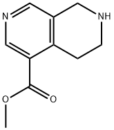 2,7-Naphthyridine-4-carboxylic acid, 5,6,7,8-tetrahydro-, methyl ester Struktur