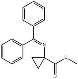 Cyclopropanecarboxylic acid, 1-[(diphenylmethylene)amino]-, methyl ester