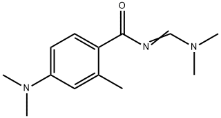 Benzamide, 4-(dimethylamino)-N-[(dimethylamino)methylene]-2-methyl- Struktur