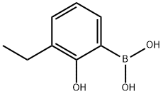 Boronic acid, B-(3-ethyl-2-hydroxyphenyl)- Struktur