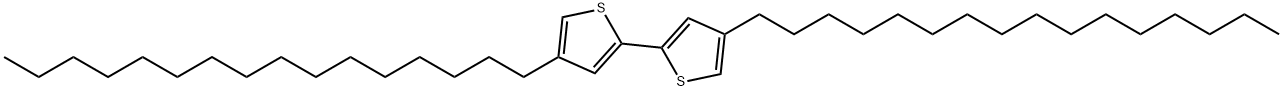 4,4'-Dihexadecyl-2,2'-bithiophene Struktur