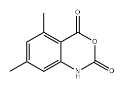 2H-3,1-Benzoxazine-2,4(1H)-dione, 5,7-dimethyl- Struktur