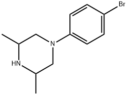 Piperazine, 1-(4-bromophenyl)-3,5-dimethyl- Struktur