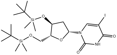 Uridine, 2'-deoxy-3',5'-bis-O-[(1,1-dimethylethyl)dimethylsilyl]-5-iodo-