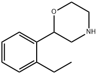 Morpholine, 2-(2-ethylphenyl)- Struktur