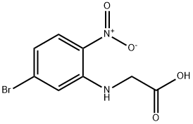 Glycine, N-(5-bromo-2-nitrophenyl)- Struktur