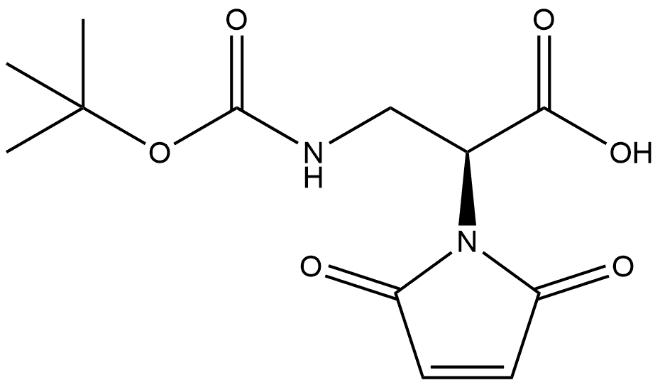 (S)-Maleoyl-DPR(Boc)-OH·DCHA Struktur