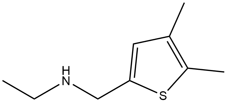 N-((4,5-dimethylthiophen-2-yl)methyl)ethanamine Struktur