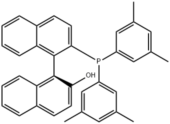 (1R)-2'-[Dis(3,5-dimethylphenyl)phosphino]-[1,1'-binaphthalen]-2-ol, 99% Struktur