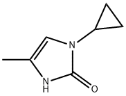 2H-Imidazol-2-one, 1-cyclopropyl-1,3-dihydro-4-methyl- Struktur