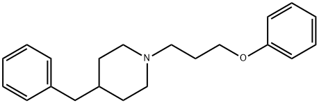 Piperidine, 1-(3-phenoxypropyl)-4-(phenylmethyl)- Struktur