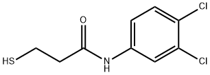 Propanamide, N-(3,4-dichlorophenyl)-3-mercapto- Struktur