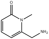 2(1H)-Pyridinone, 6-(aminomethyl)-1-methyl- Struktur