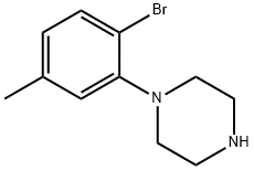 Piperazine, 1-(2-bromo-5-methylphenyl)- Struktur