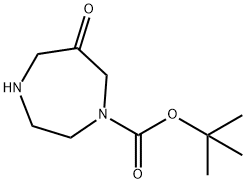 1H-1,4-Diazepine-1-carboxylic acid, hexahydro-6-oxo-, 1,1-dimethylethyl ester Structure