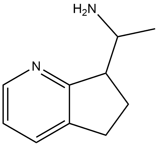 5H-Cyclopenta[b]pyridine-7-methanamine, 6,7-dihydro-α-methyl- Struktur