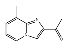 1-{8-methylimidazo[1,2-a]pyridin-2-yl}ethan-1-one Struktur