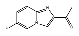 1-{6-fluoroimidazo[1,2-a]pyridin-2-yl}ethan-1-one Struktur