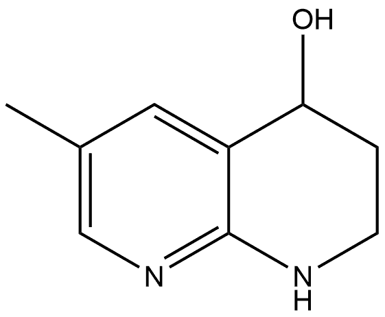 1,2,3,4-Tetrahydro-6-methyl-1,8-naphthyridin-4-ol Struktur