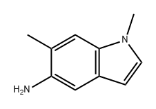 1H-Indol-5-amine, 1,6-dimethyl- Struktur