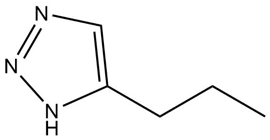 5-Propyl-1H-1,2,3-triazole Struktur