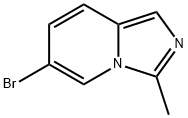 Imidazo[1,5-a]pyridine, 6-bromo-3-methyl- Struktur